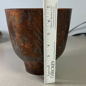 Handmade metal pot/planter from Wayfair